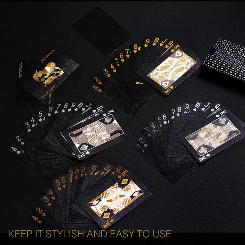 Black and Gold Playing Cards