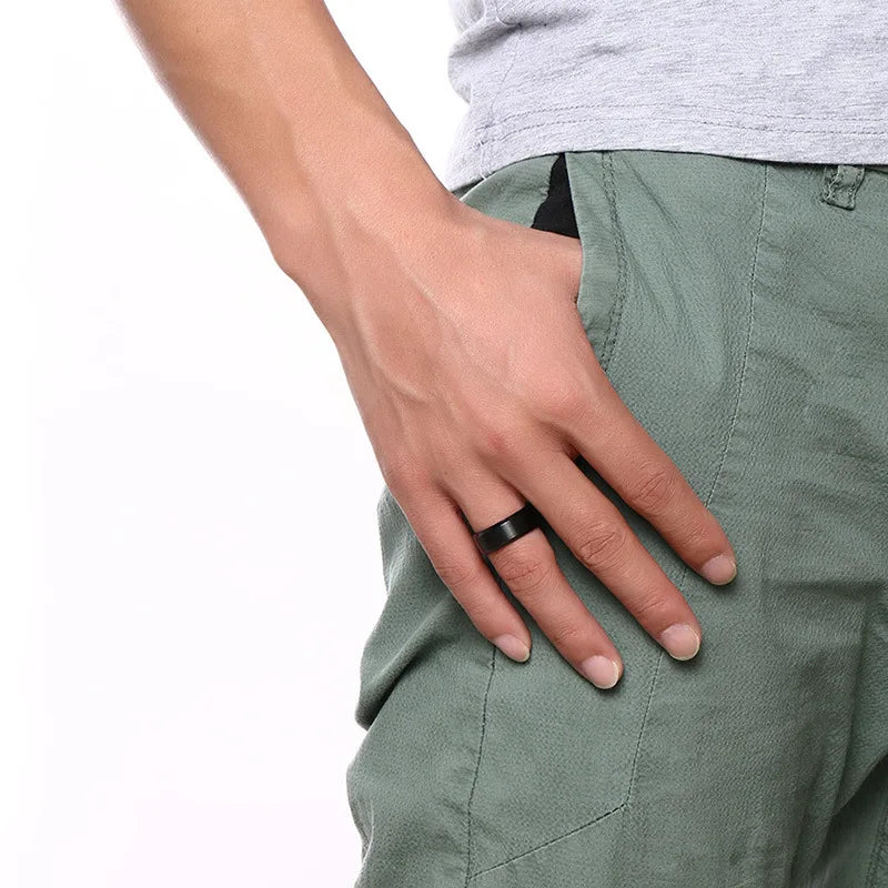 stainless steel ring for man