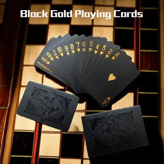 Black and Gold Playing Cards